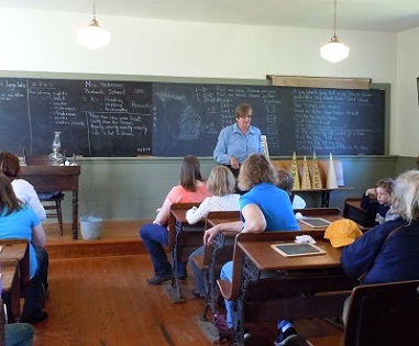 One room school classroom